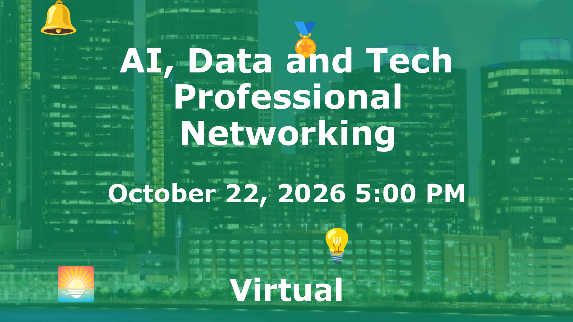 AI, Data and Tech Professional Networking event image